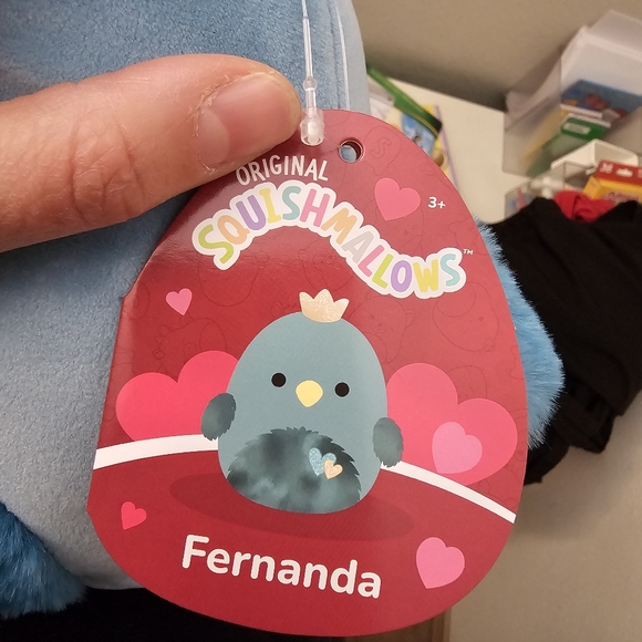 NWT Fernanda Blue BirdValentines squishmallows - Picture 4 of 5